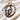 Brown Zebra Agate Gemstone Beaded Wristlet Keychain