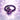 Purple Tigers Eye Gemstone Beaded Wristlet with a Black-plated Keyring